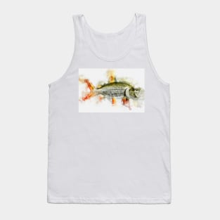 Goliath African TigerFish Watercolor Art for the Extreme Anglers / Gifts for Fisherman Tank Top